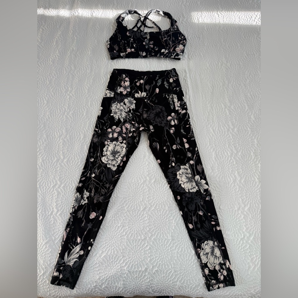 Victoria's Secret Floral Activewear Set